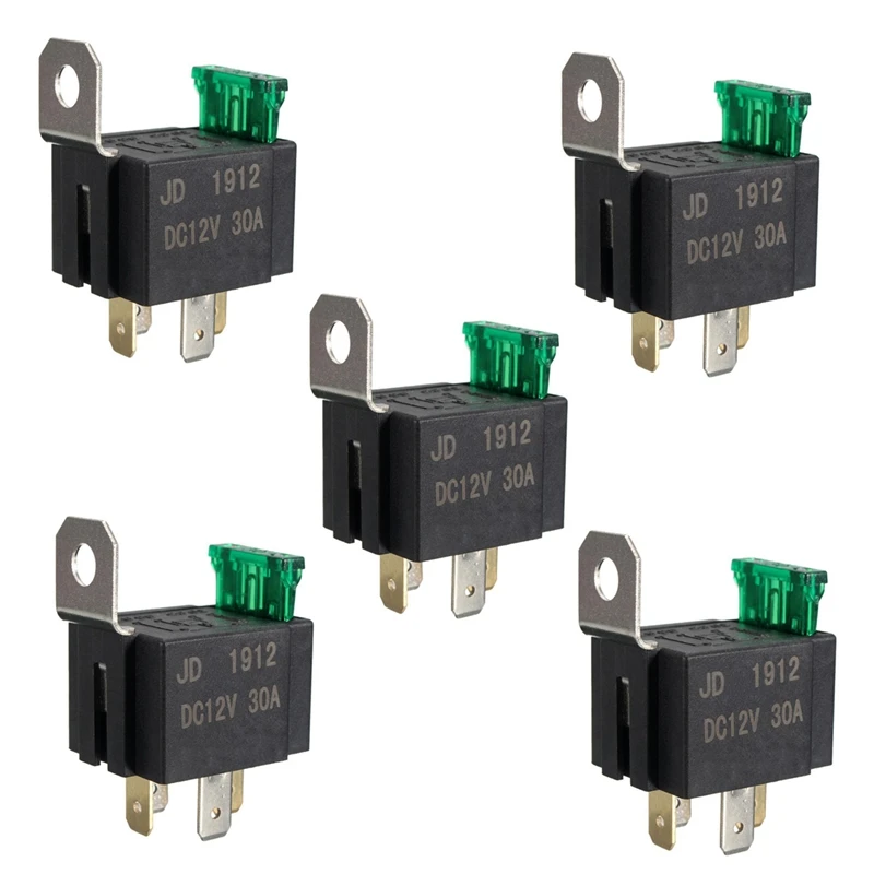 

5X 12V 30A 4 Pin SPST автоматический нормально открывающийся переключатель