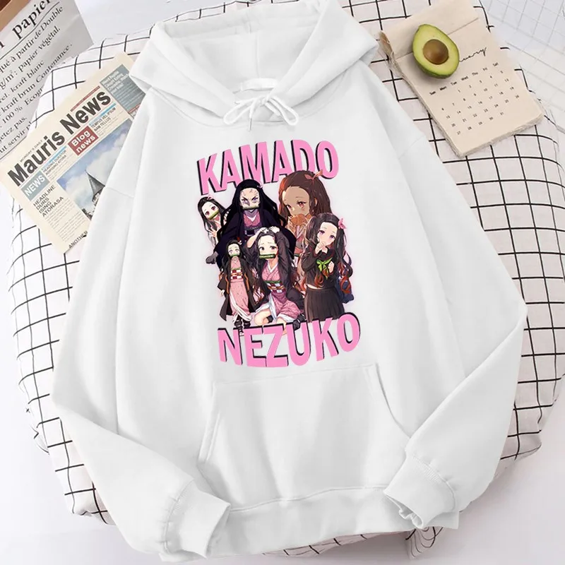 

Толстовки с принтом камадо незуко из аниме «рассекающий демонов», милые свитшоты, пуловер с длинным рукавом, Повседневная Уличная одежда дл...