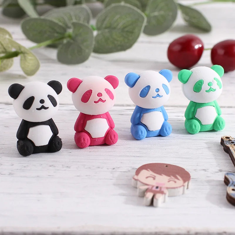 

Eraser Set Gift Box Panda Shape Pupils' Stationery Supplies Prize