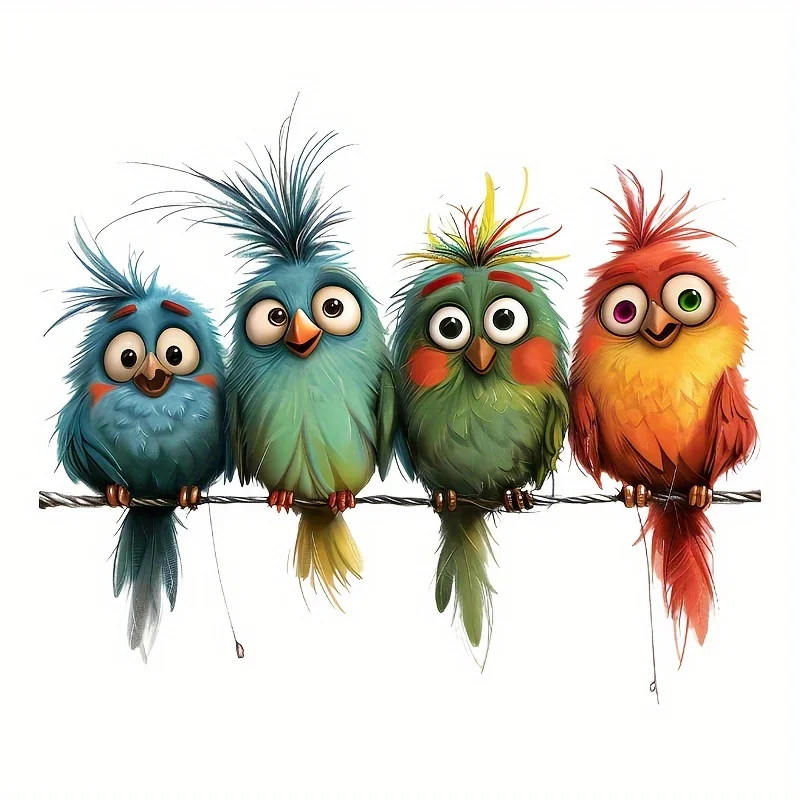 

ПВХ наклейка-декор птичка для окна