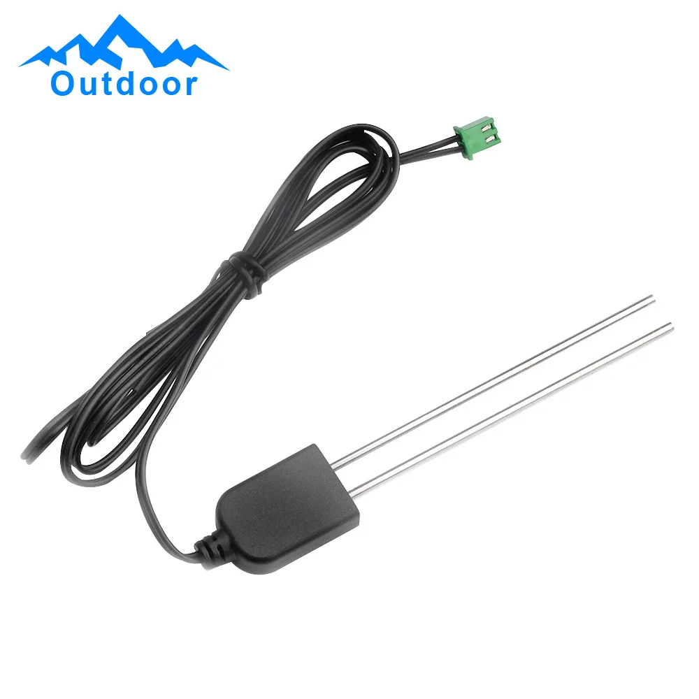 

Датчик влажности почвы 1/3 м, тестер влажности почвы, из нержавеющей стали, с 2 проводами