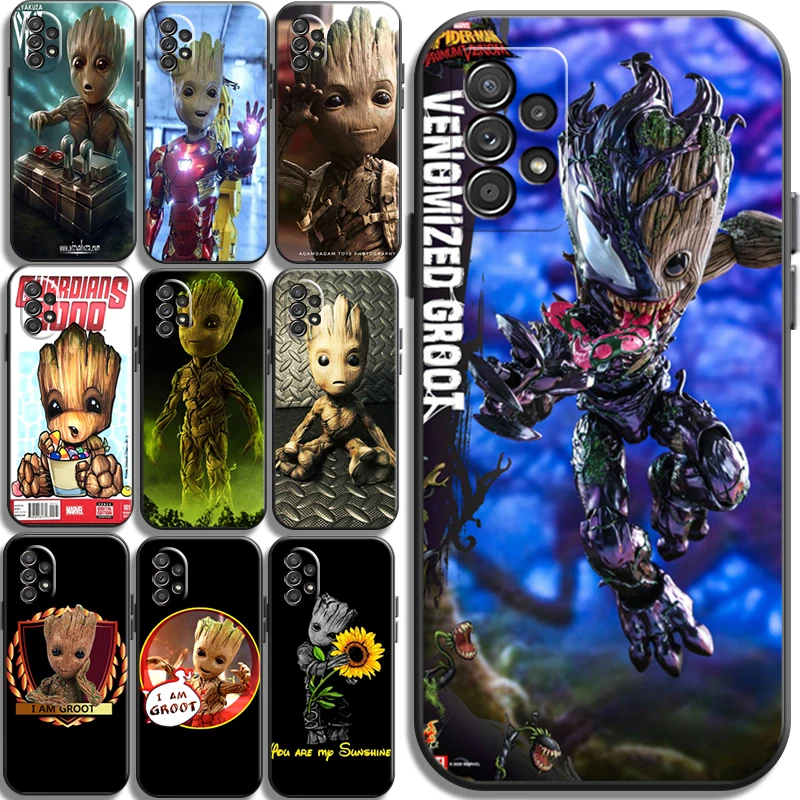 

Marvel Groot Cartoon Phone Cases For Xiaomi Redmi Redmi 7 7A Note 8 Pro 8T 8 2021 8 7 7 Pro 8 8A 8 Pro Carcasa Back Cover