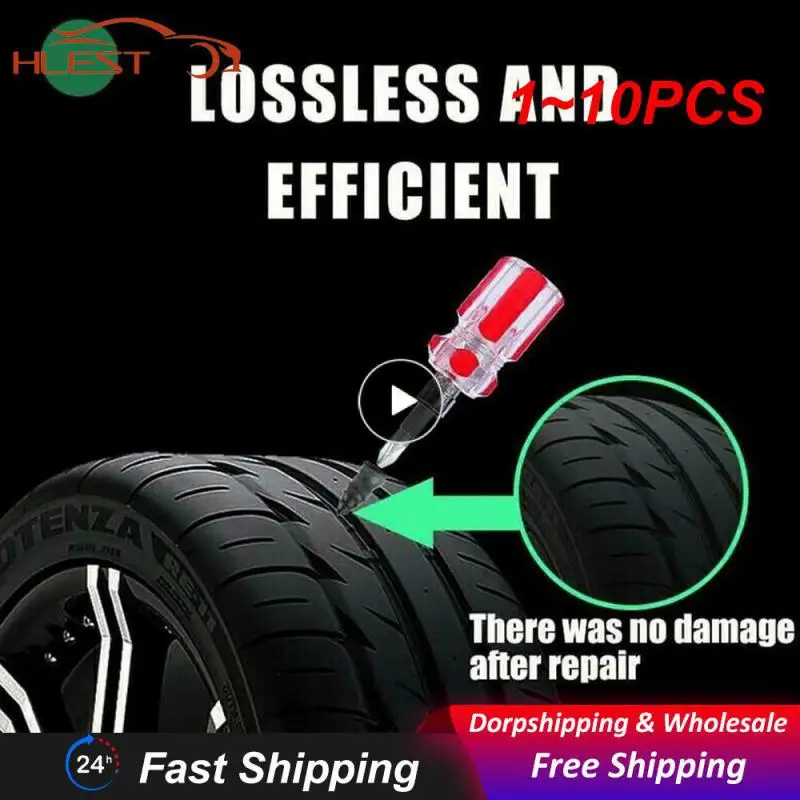 

1~10PCS Vacuum Tyre Repair Nail for Motorcycle Car Trucks Scooter Bike Tire Puncture Repair Universal Tubeless Rubber Nails