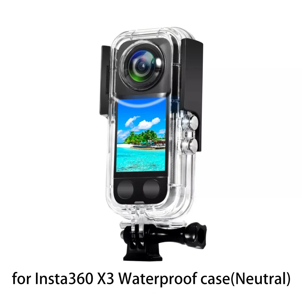 for Insta 360 X3 Dive Shell Waterproof 40M Waterproof Housing High Penetration and Corrosion Resistance