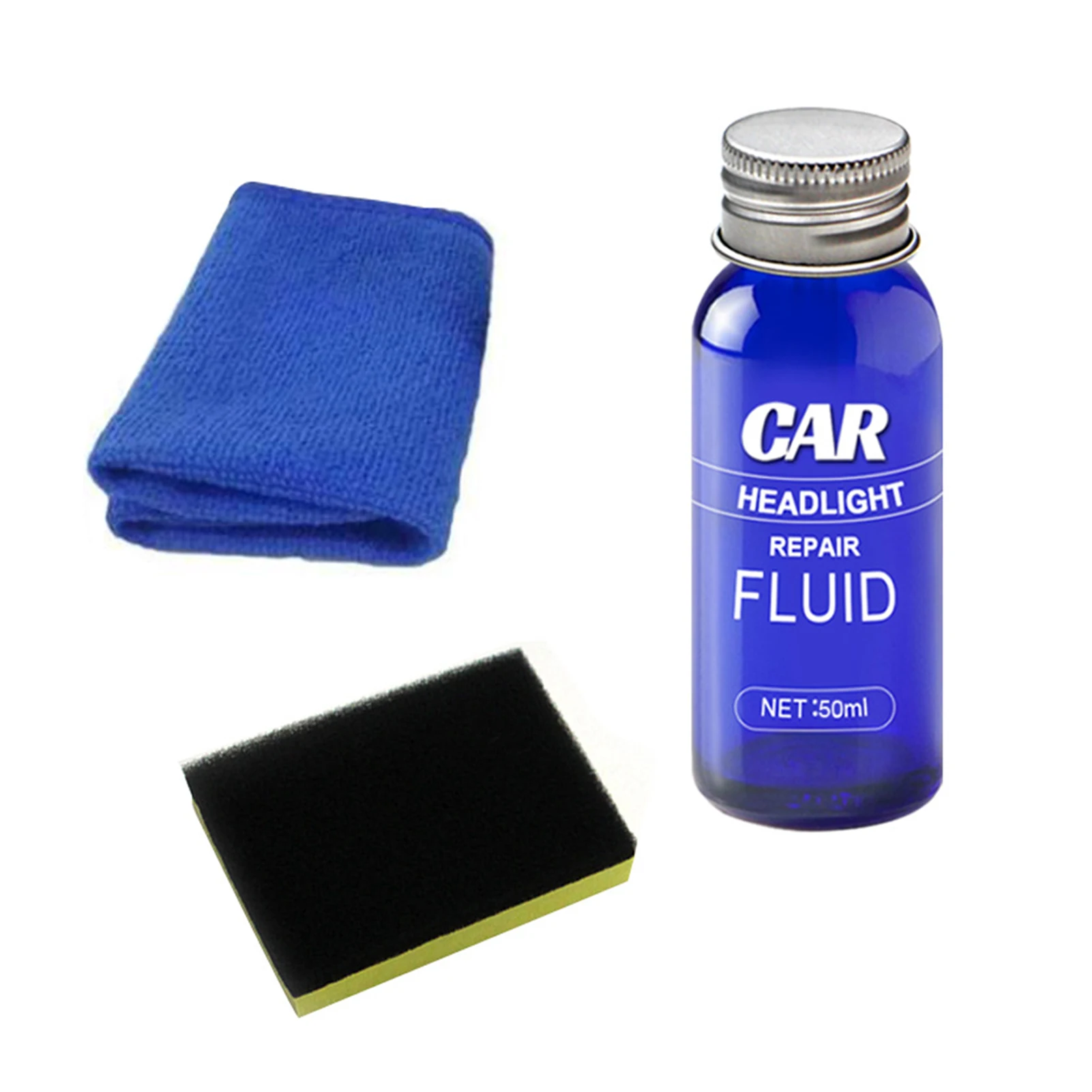 

Набор для восстановления фар, два шага, 50 мл, набор для восстановления фар, комплект для ремонта автомобиля, лампы для фар, средство удаления ...