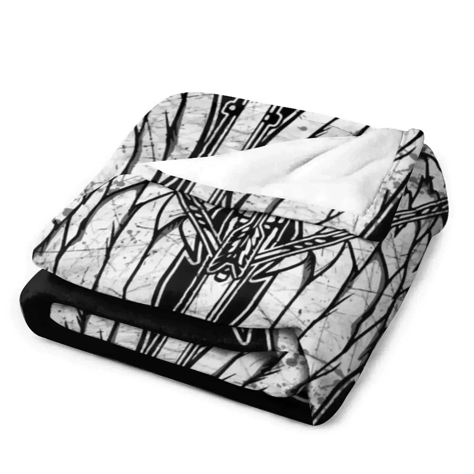 Крылья ангела и арбалет (грязное) пледы диваны кровать мягкие большие одеяла