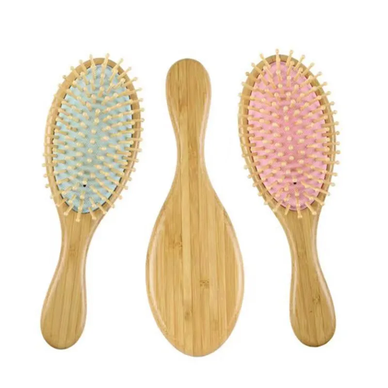 Профессиональная Массажная щетка для выпадения волос с деревянной ручкой