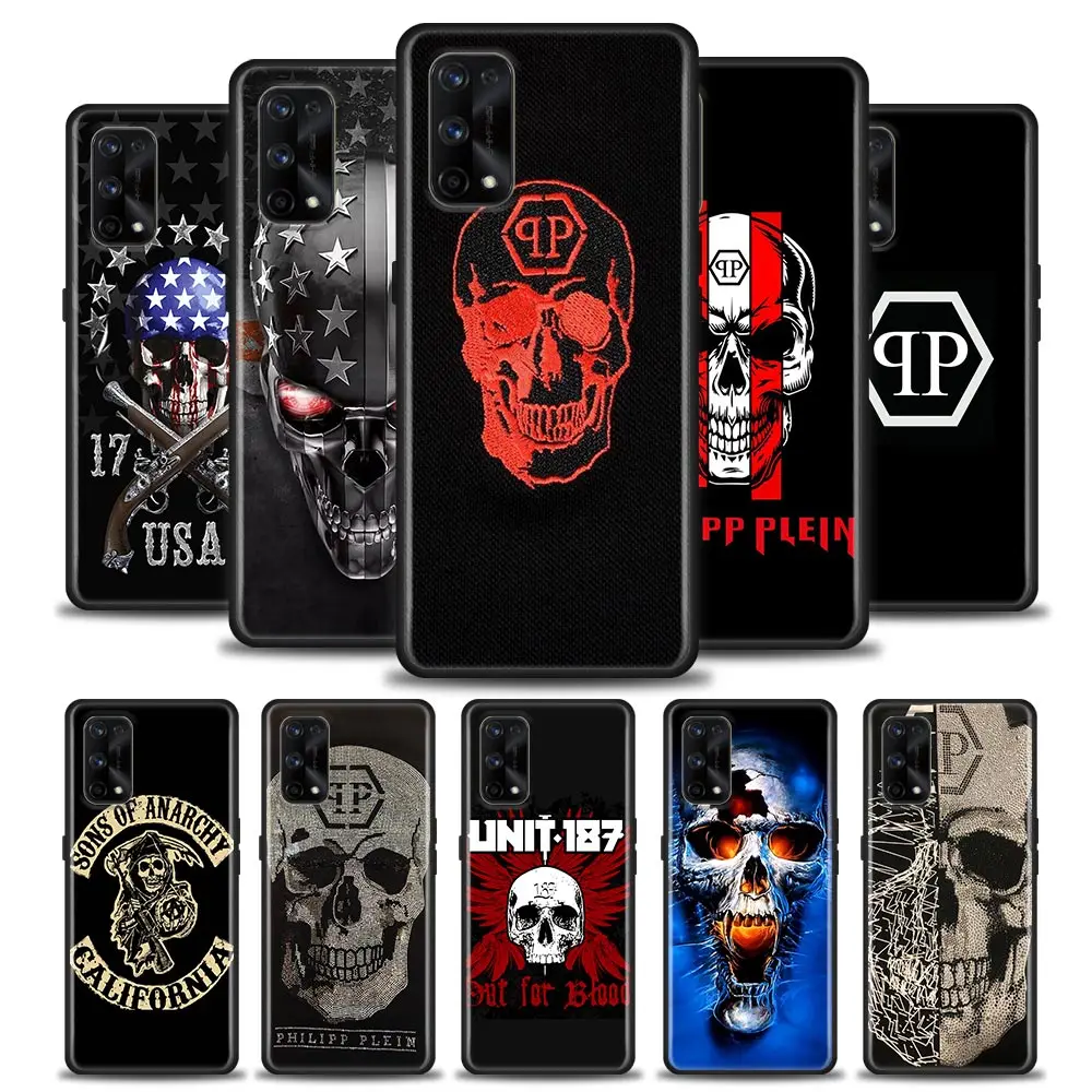 

Phone Case for Realme C2 C3 C21 C25 C11 C12 C20 C35 Oppo A53 A74 A16 A15 A9 A54 A95 A93 A31 TPU Case Man Horror skull qp Philipp