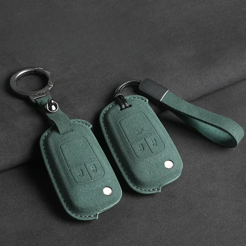 Замшевый автомобильный откидной чехол для ключей Chevrolet Cruze Aveo Trax Sail Malibu Captiva Opel