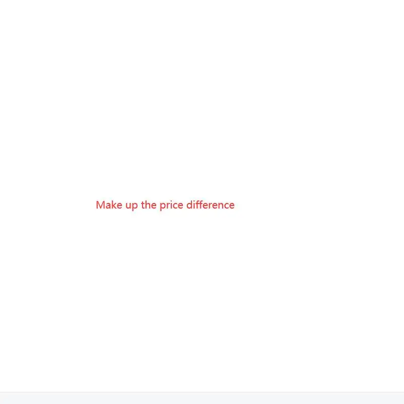 

Make up the price difference