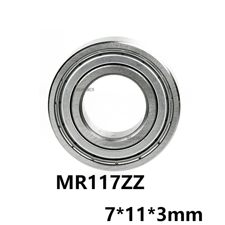 

10pcs/lot MR117ZZ Bearing Deep Groove Ball Bearing Miniature Mini Bearing MR117-ZZ 7*11*3mm 7x11x3 52100 Chrome Steel