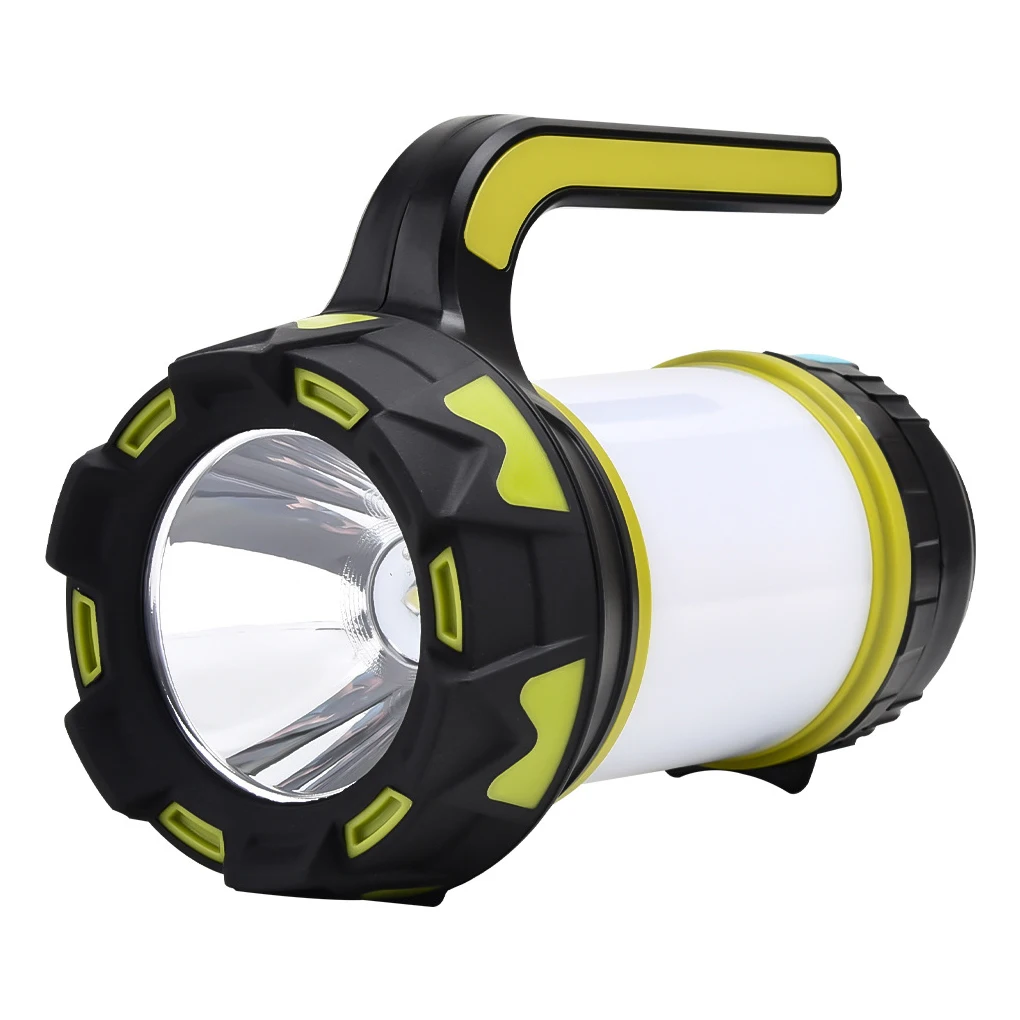 

Flashlight Outdoor Portable Cordless Torch Hiking Lantern Handheld Lamp Hanging Waterproof Light Emergency Power Bank