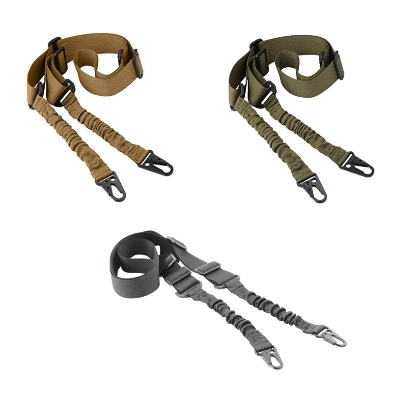 

Multifunction Two Point Traditional Sling Strong Elastic Adjustable Nylon Sling