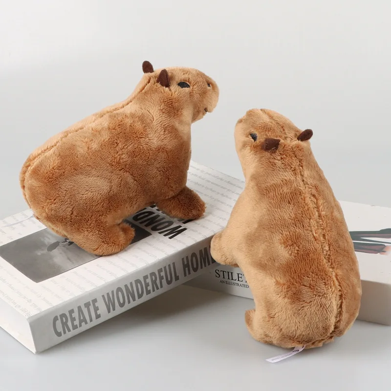 

20cm Simulation Capybara Stuffed Animals Plush Toy Soft Dolls Real Life Capybara Dolls Kids Toys Peluche Juguetes Christmas Gift