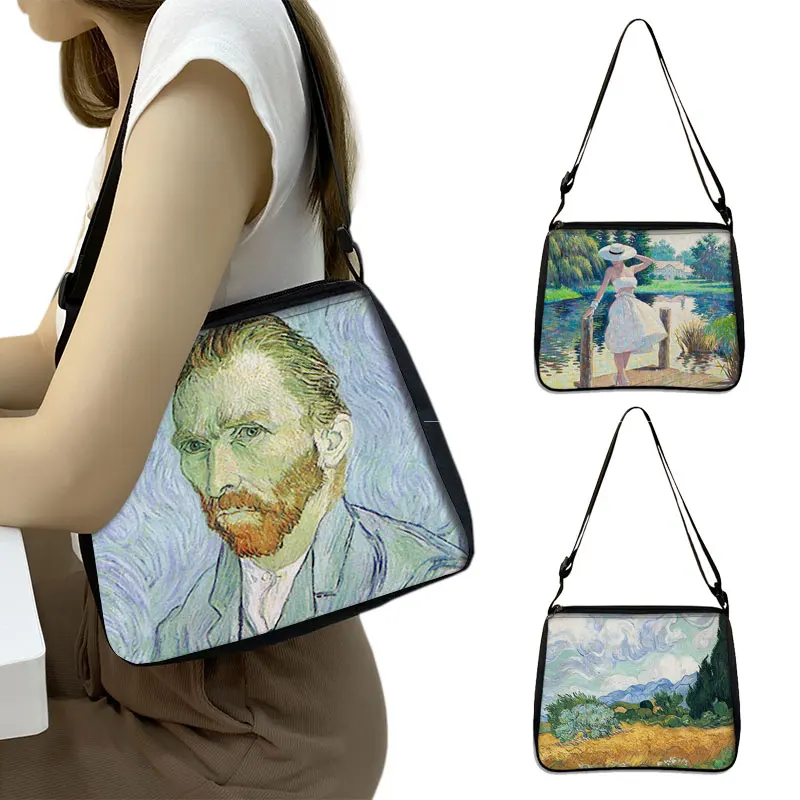 

Женская сумка под плечо с изображением пшеничного поля