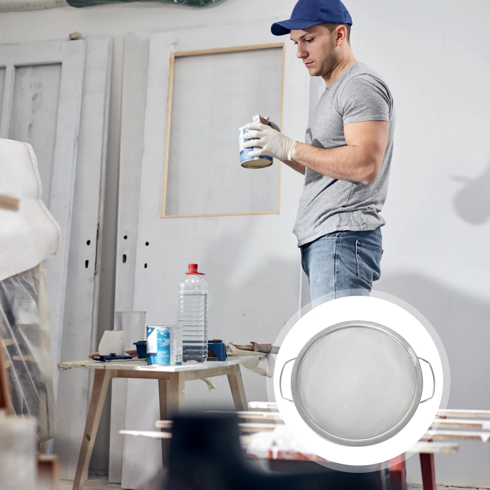 

Strainer Filter Mesh Strainers Cone Fine Bucket Homemade Metal Reusable Oil Sprayer Spray Paper Nylon Skimmer Sieve Sifter Net