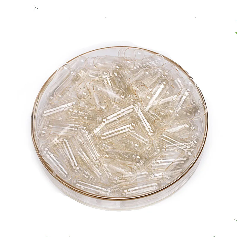 Пустые капсулы размера 00 #0 #1 #1000 шт./пакет полые твердые желатиновые прозрачные