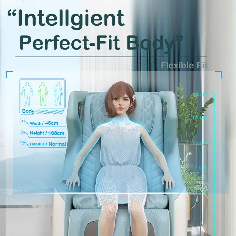 Luxe Elektrische Leisure Massage Stoel Zero Gravity Intelligente Многофункциональный Bluetooth Muziek U-Vormig Kussen + s для