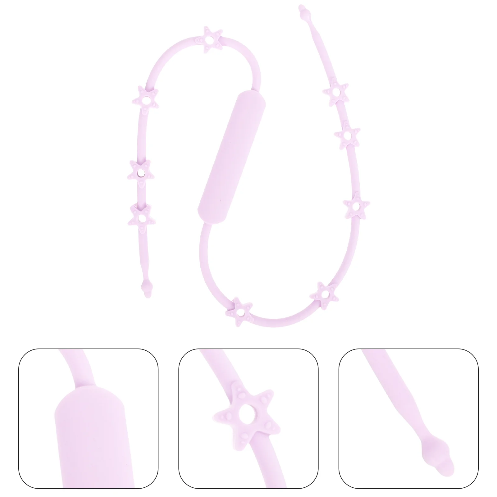 

Baby Bottle Lanyard Reusable Silicone Straps Toy Safety Pacifier Anti-lost Chain