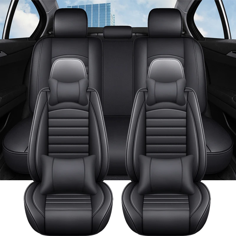 

Универсальный кожаный чехол на сиденье автомобиля полный комплект для Skoda Octavia 2 Mazda 6 Audi A3 Fiat Punto Audi q3 автомобильные аксессуары интерьер для женщин