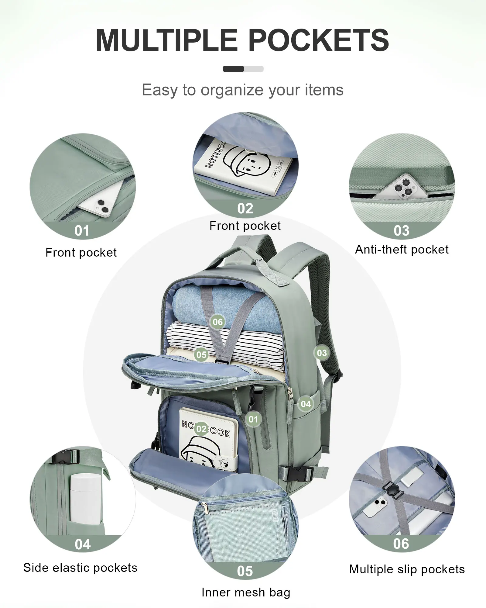 Водонепроницаемый Деловой Рюкзак Для Ноутбука 46x32x15 См Легкий Дорожный