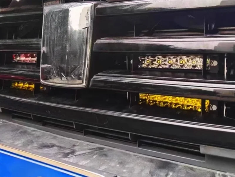 Авто передний бампер светодиодный желтый противотуманный фонарь подходит для GWM