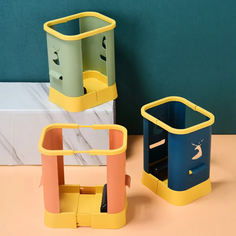 

Adjustable Retractable Trash Can Expansion Trash Can Household Kitchen Bathroom Adjustable Internet Celebrity Trash Can