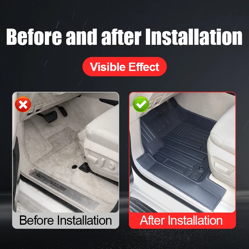 Для Toyota Land Cruiser 300 Lc300 FJ300 коврик для ног аксессуары украшения интерьера