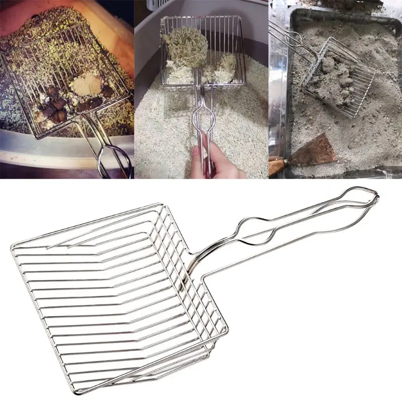 

Совок из нержавеющей стали для питомцев, сверхмощный собачьи котята, собачьи собачья собачка