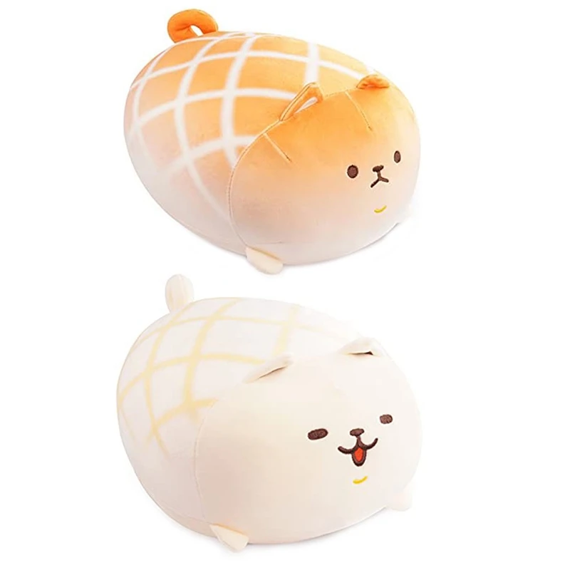 

Stuffed-Animal Shiba Inu Plush Toy, Soft Dog Shape Pineapple-Bun Bread Pillow, Cute Akita-Doll Best Gifts