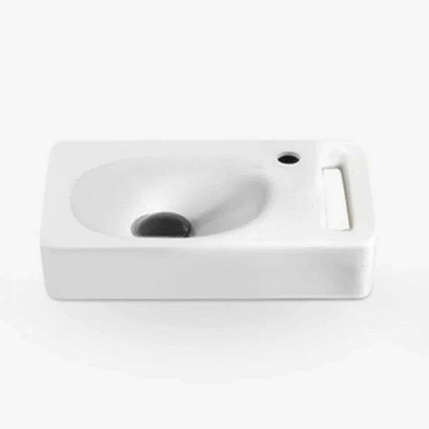 Керамическая раковина с одной раковиной небольшого размера для дома креативная