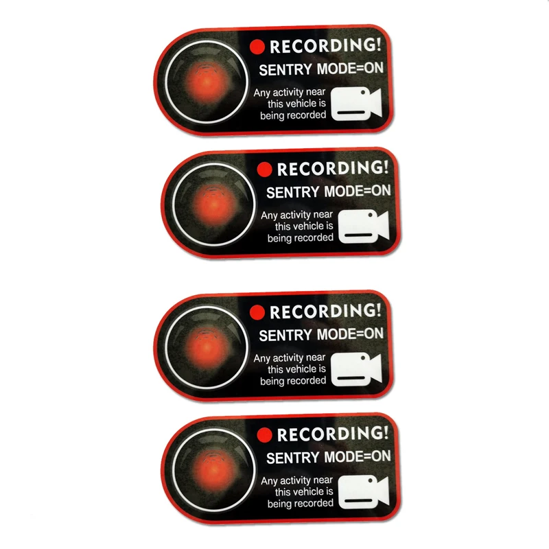 

Предупреждающая наклейка для Tesla Model 3 Y Model S X Invader Sentinel Sentry Mode, статические автомобильные наклейки, электростатические аксессуары 2023