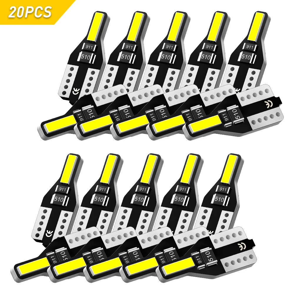 

AUXITO 20/10/2 шт. T10 лампы головного света 194 168 2825 W5W Автомобильный Интерьер Карта купольные огни стояночный свет для BMW Audi Honda Civic Mazda 3