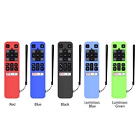 silicone remote control tv protective case for tcl rc802v fmr1 fnr1 tv 4k remote control for original controller shell