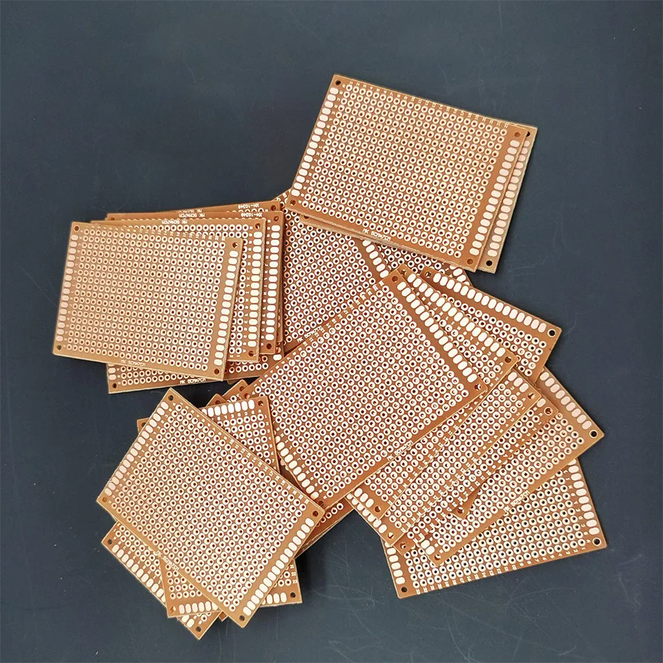 20PCS/Lot Universal PCB Board 50x70 mm 2.54mm Hole Pitch Prototype Paper Printed Circuit Panel 5x7 cm Single Sided Board images - 6