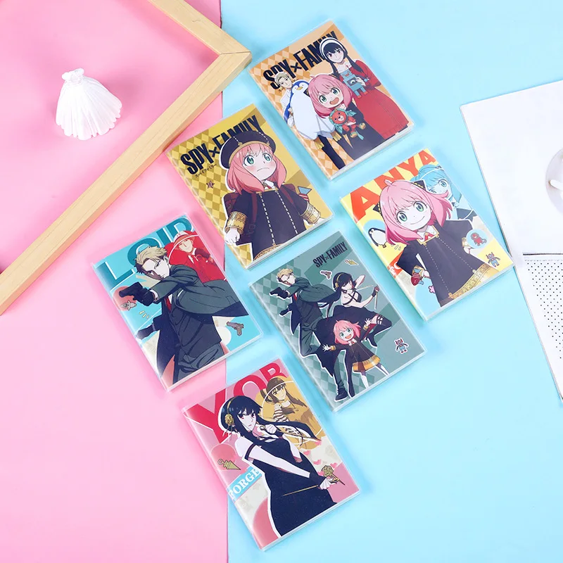 

Anime Spy X Family Yor Forger Anya Forger Diary Agenda Notepad School Kids Stationery Gift