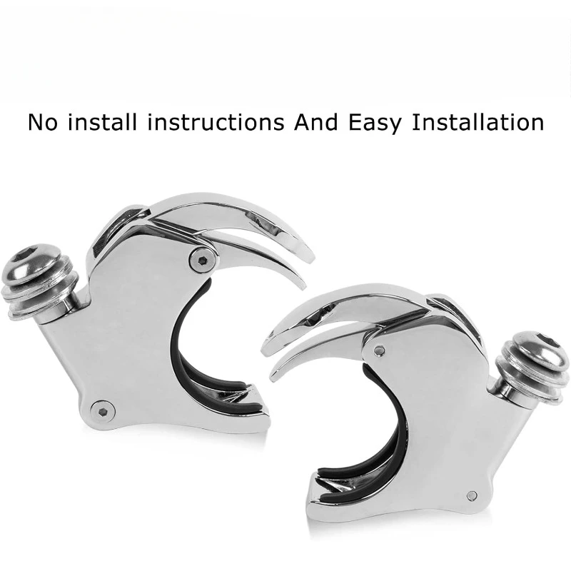 Съемные зажимы для ветрового стекла 49 мм мотоцикла Harley Street Bob Wide Glide 2002-2016