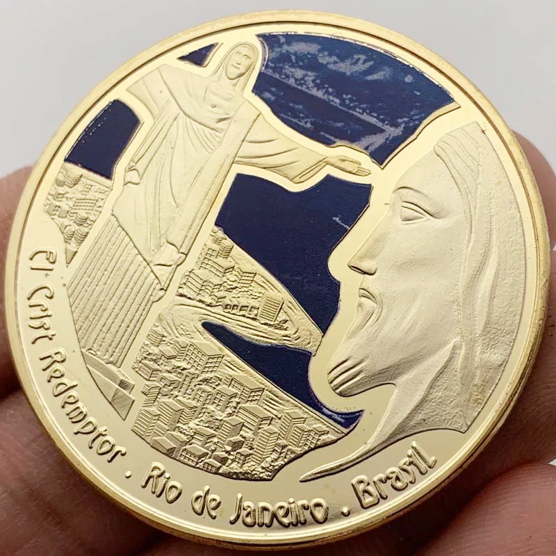 10 монет возрождения Иисуса. Новые европейские христианские монеты из золота/серебра как памятные монеты для последней трапезы Христа. Для коллекционирования.