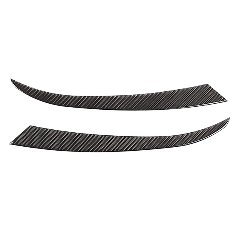 

Car Soft Carbon Fiber Front Headlight Eyebrow Cover Trim for Toyota Old RAV4 2006-2012