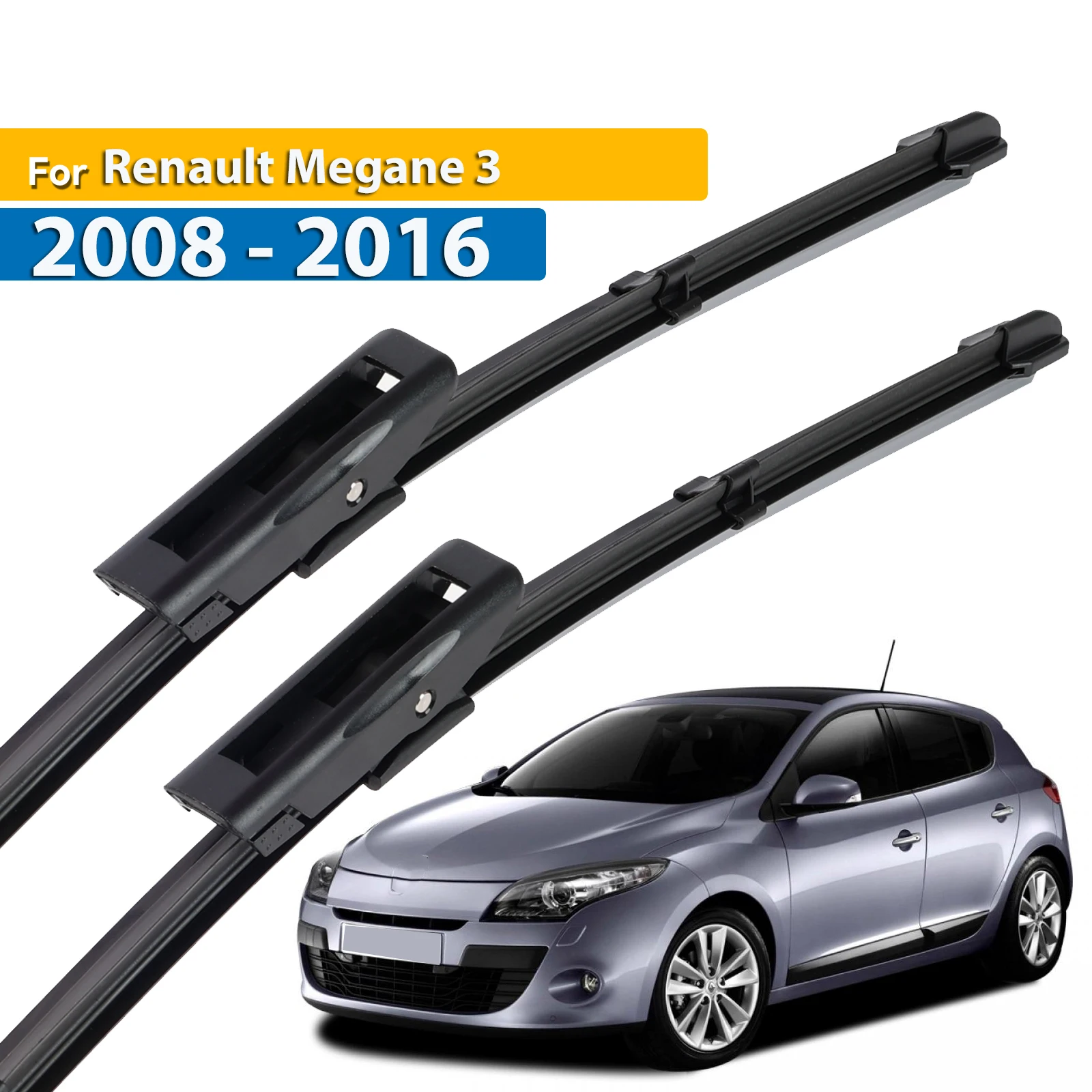 

Стеклоочиститель Erick's LHD, передние щетки стеклоочистителя для Renault Megane 3 MK3 2008-2016, лобовое стекло, лобовое стекло, автомобильные щетки от дождя 24 "+ 16"