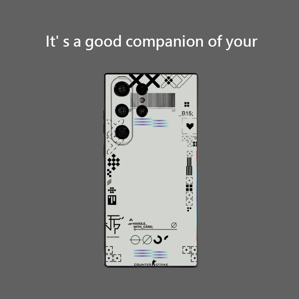 Фото Горячая мода игры CS GO наклейки чехол для телефона Samsung Galaxy S25 Ultra S22 S23 S24 Ultra S21 S20 5G защитный мягкий силиконовый чехол из ТПУ F №4