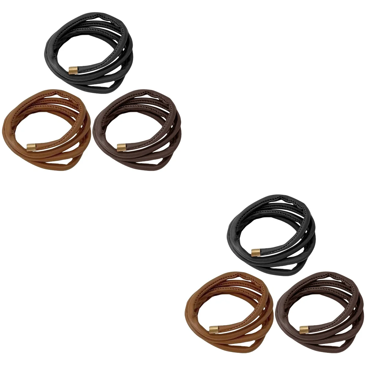 

6 pcs Braid Headbands Women Hair Ties Girls Hair Accessory Long Hair Tie Ropes