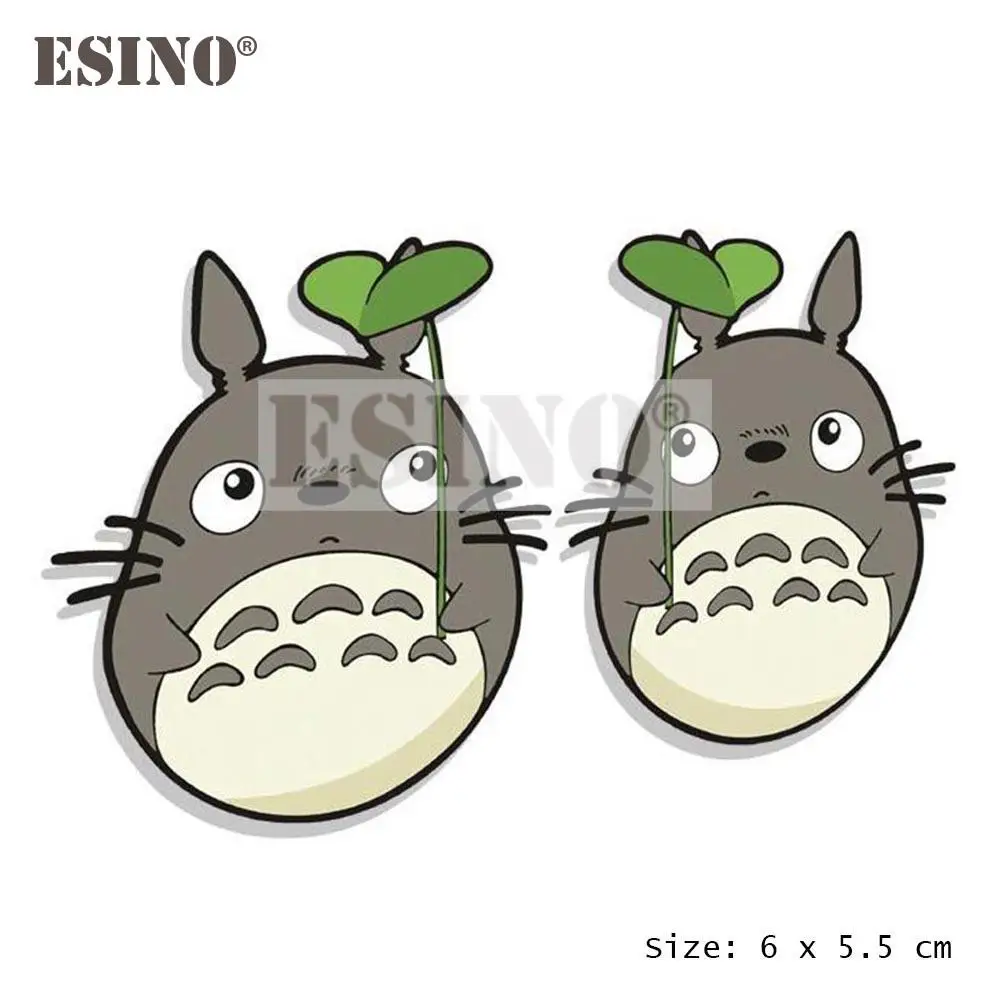 Стайлинг автомобиля модный забавный декоративный лист Тоторо зеркало заднего