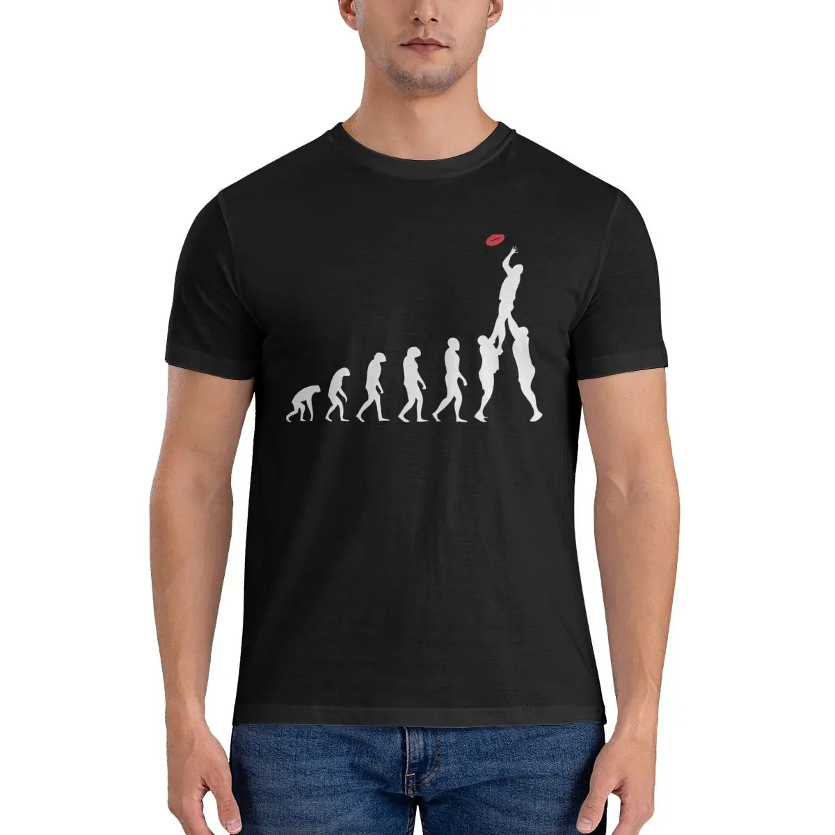 

Футболки для регби эволюции, футболка с принтом «Союз шести стран», хлопковая Футболка с круглым вырезом