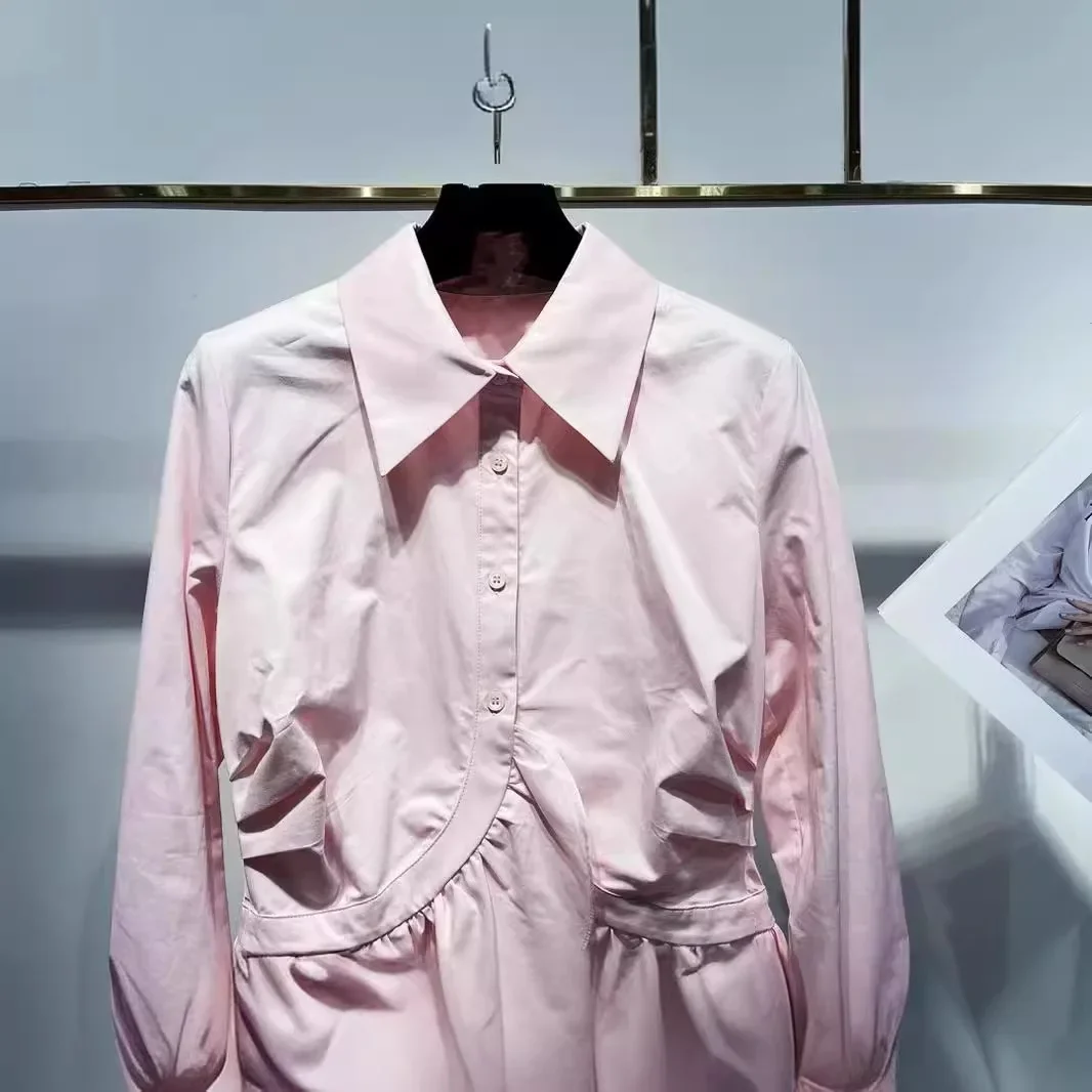 Хлопковая рубашка Deep South новинка весны 2023 элегантная модная возрастная