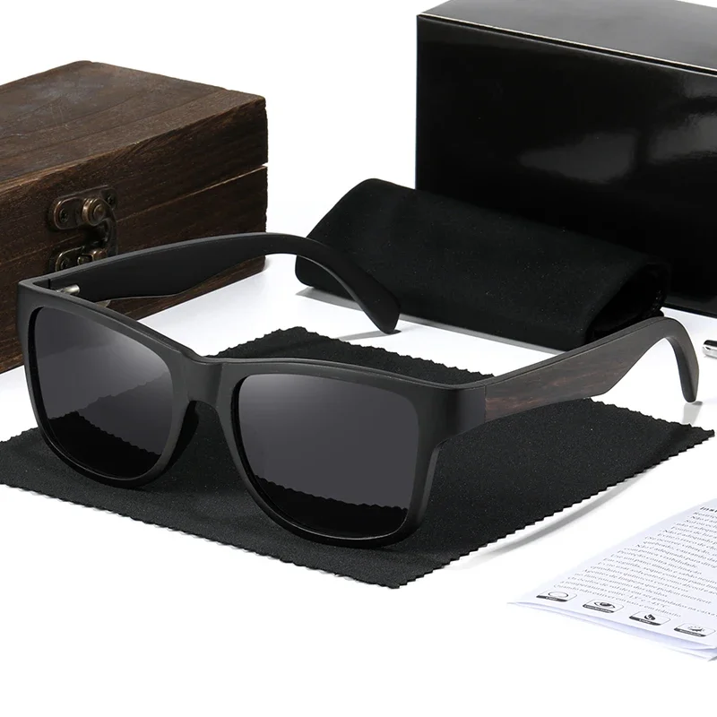 Новый стиль зеркальные поляризационные очки ручной работы линзы в подарочной