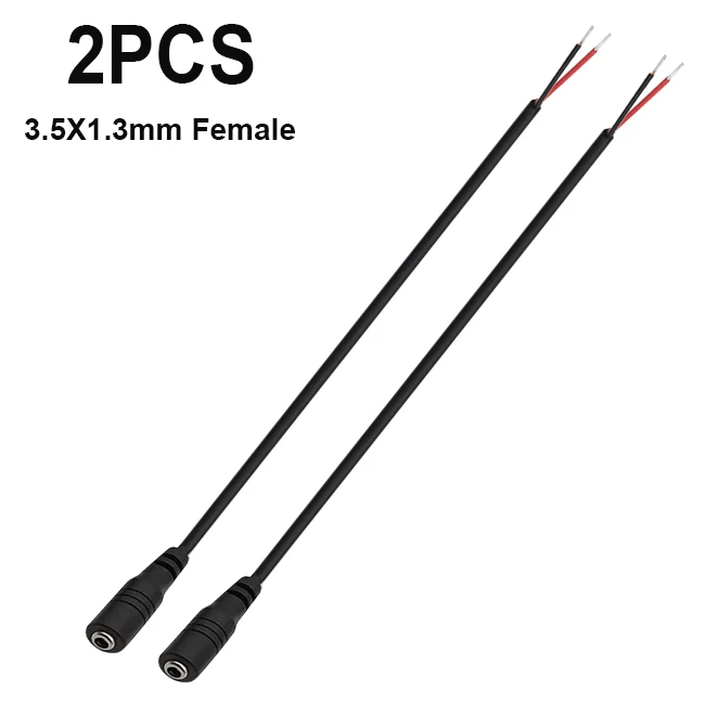 

0,3 м 3,5x1,35 мм разъем кабеля постоянного тока, вилка питания постоянного тока с удлинителем 22AWG, адаптер постоянного тока «мама-папа»