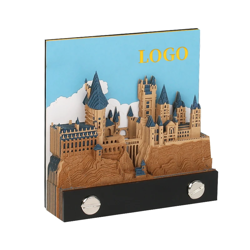 

Hogwarts Castle Creative Multi-Function Combination Sticky Note Student Supplies Index Paste Cool Magic Cube Set Note Paper