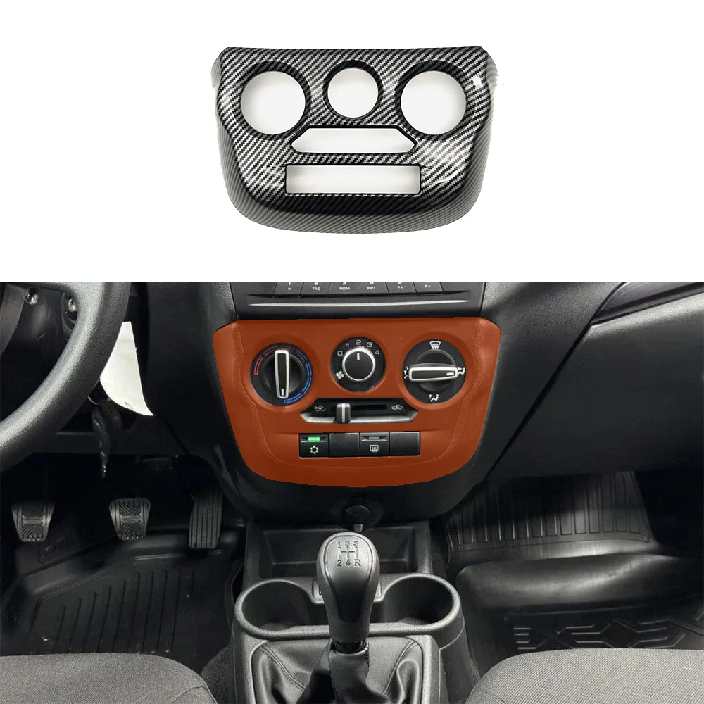 

Цвет углеродного волокна, панель управления кондиционером, кнопка, декоративная крышка для Lada Granta