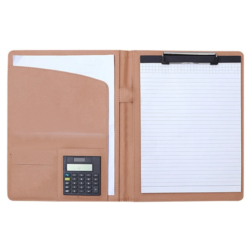 

A4 PU Clip with 8 Calculator Multi-Function Business File Pad Manager Combination Office Supplies